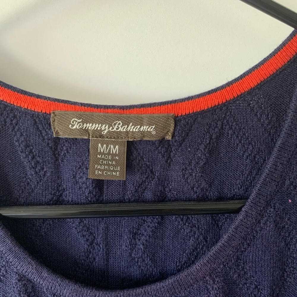 Tommy Bahama navy knit dress - Picture 4 of 4
